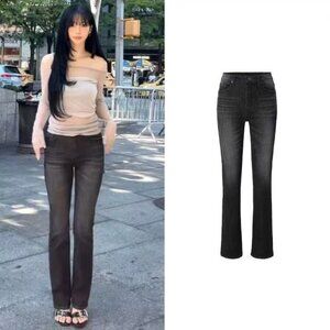 Threetimes Dark Wash Straight Leg Jeans Size L Made in Korea